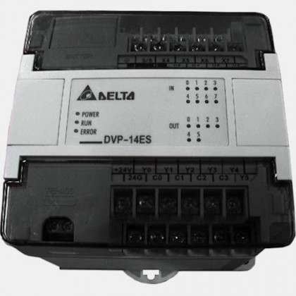 Sterownik PLC 8 wejść i 6 wyjść NPN DVP14ES00T2 Delta Electronics
